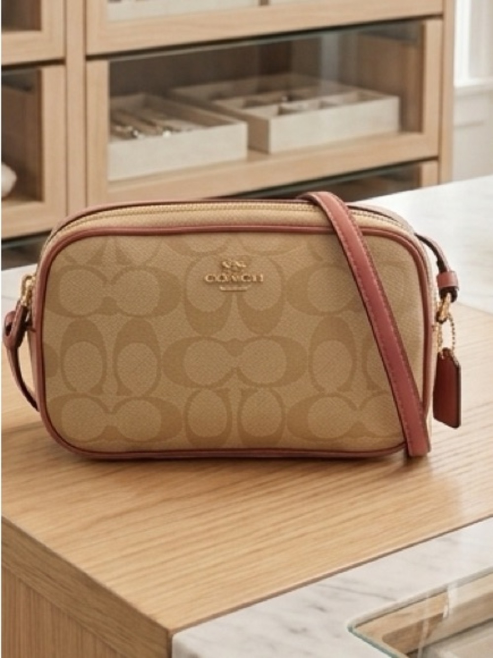 Coach Signature Canvas Crossbody Bag
